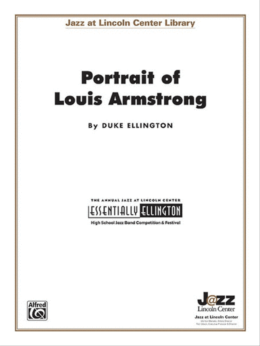 Portrait of Louis Armstrong Jazz Ensemble scores gallery preview page 1