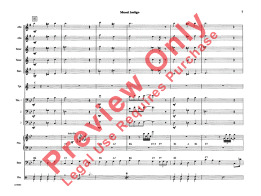Mood Indigo Mood Indigo Jazz Ensemble scores gallery preview page 12