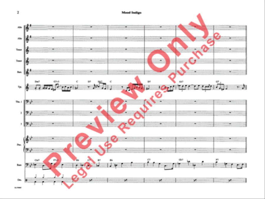 Mood Indigo Mood Indigo Jazz Ensemble scores gallery preview page 7