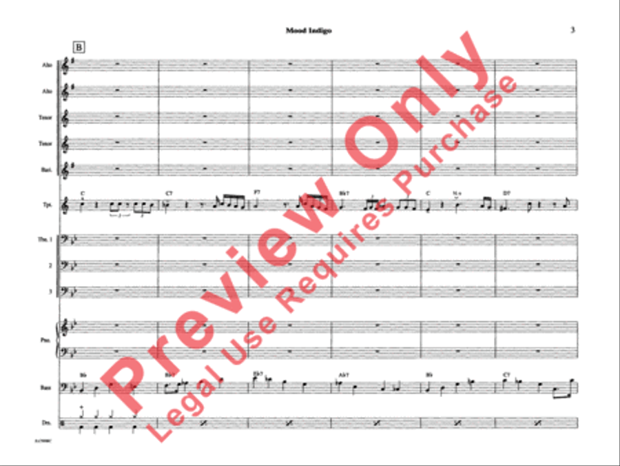 Mood Indigo Mood Indigo Jazz Ensemble scores gallery preview page 8