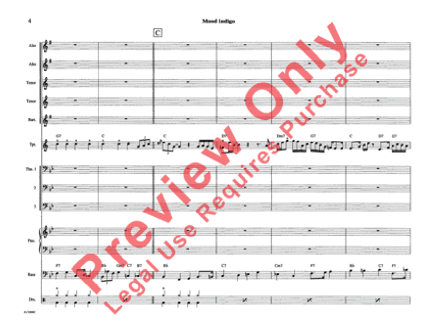Mood Indigo Mood Indigo Jazz Ensemble scores gallery preview page 9