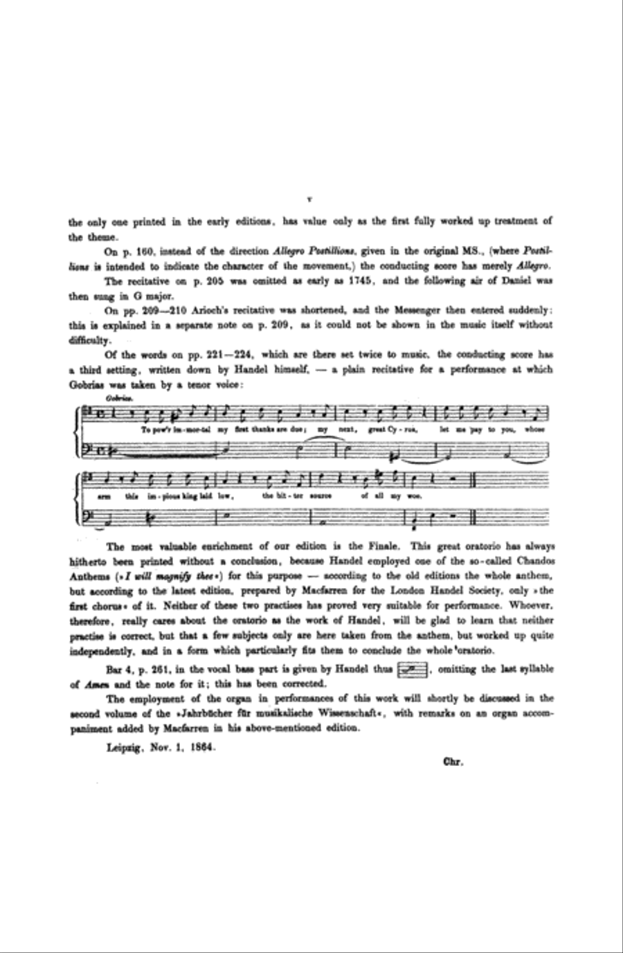 Belshazzar (1745) Choir scores gallery preview page 6