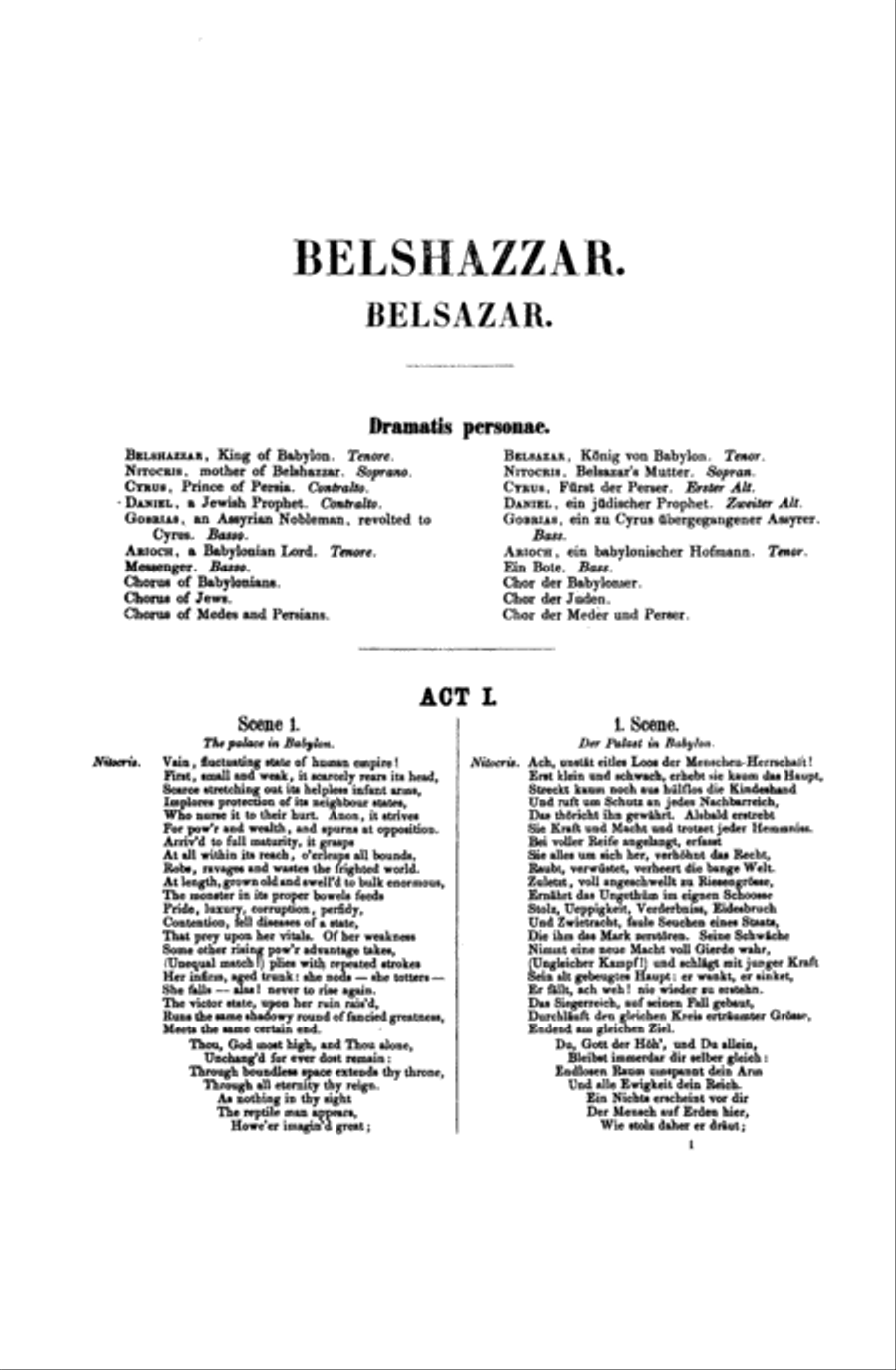 Belshazzar (1745) Choir scores gallery preview page 8