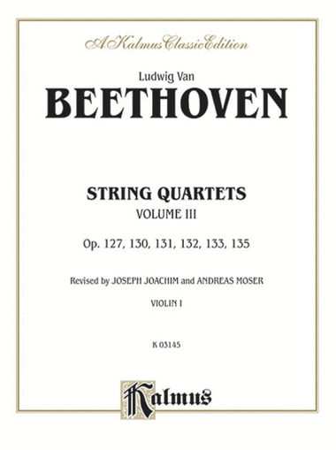String Quartets, Volume 3