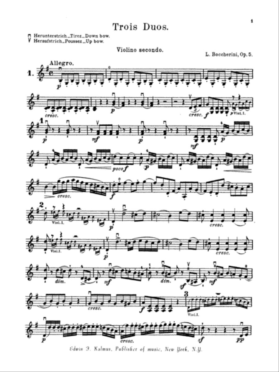 Three Duets, Op. 5 Three Duets, Op. 5 String Duet scores gallery preview page 4