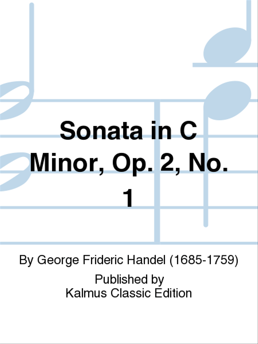 Sonata in C Minor, Opus 2, No. 1 Piano Accompaniment scores gallery preview page 1
