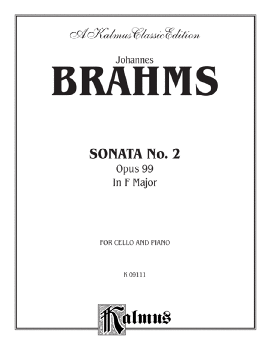 Sonata No. 2, Op. 99 in F Major Piano Accompaniment scores gallery preview page 2