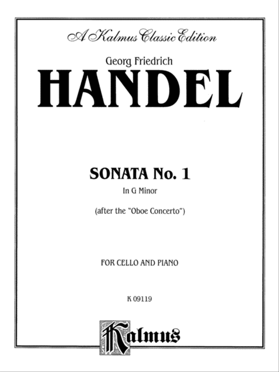Sonata No. 1 in G Minor Piano Accompaniment scores gallery preview page 2