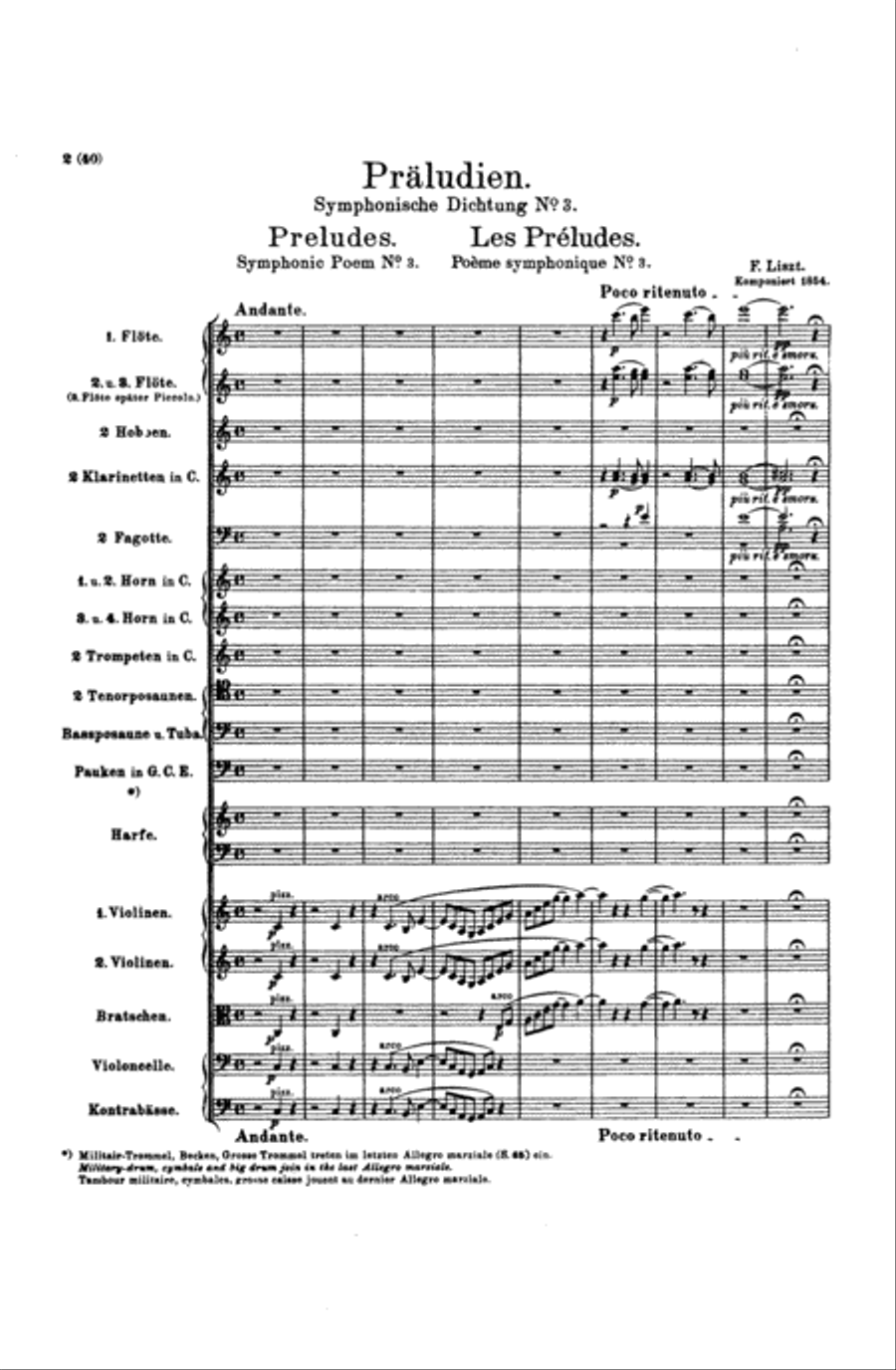 Les Preludes -- Symphonic Poem No. 3 Full Orchestra scores gallery preview page 5