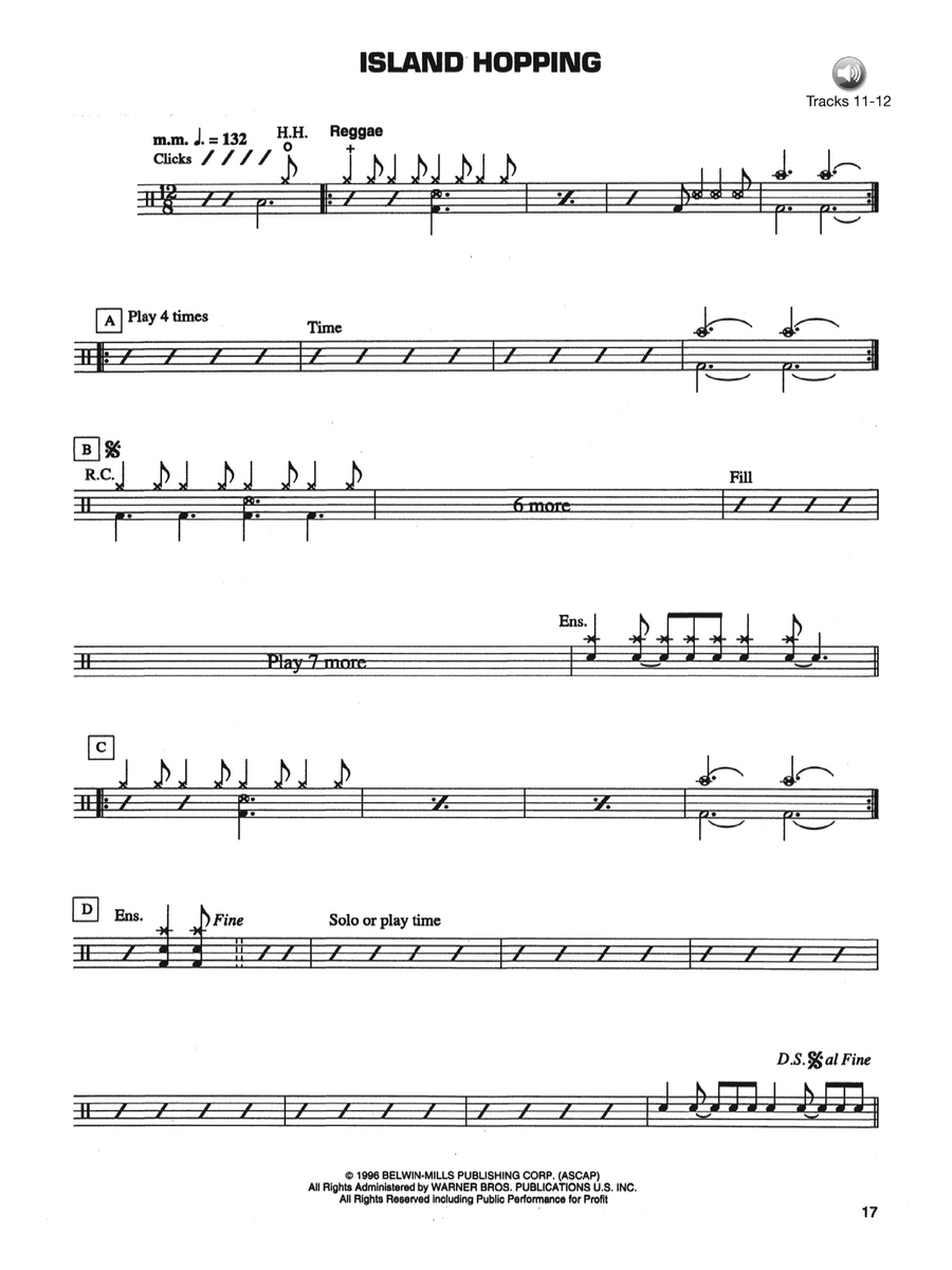 The Drumset Performer, Volume 1 Drum Set scores gallery preview page 4