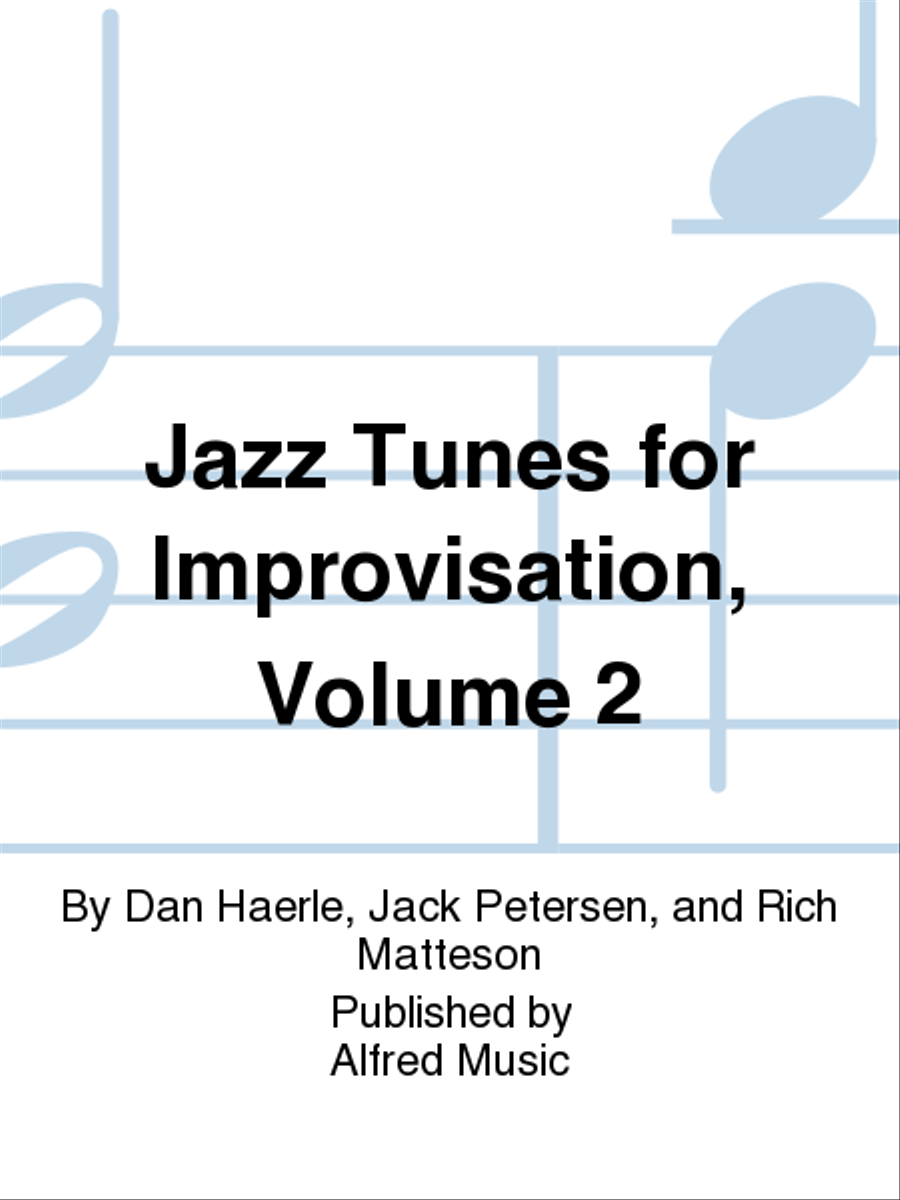 Jazz Tunes for Improvisation, Volume 2 B-Flat Instrument scores gallery preview page 1