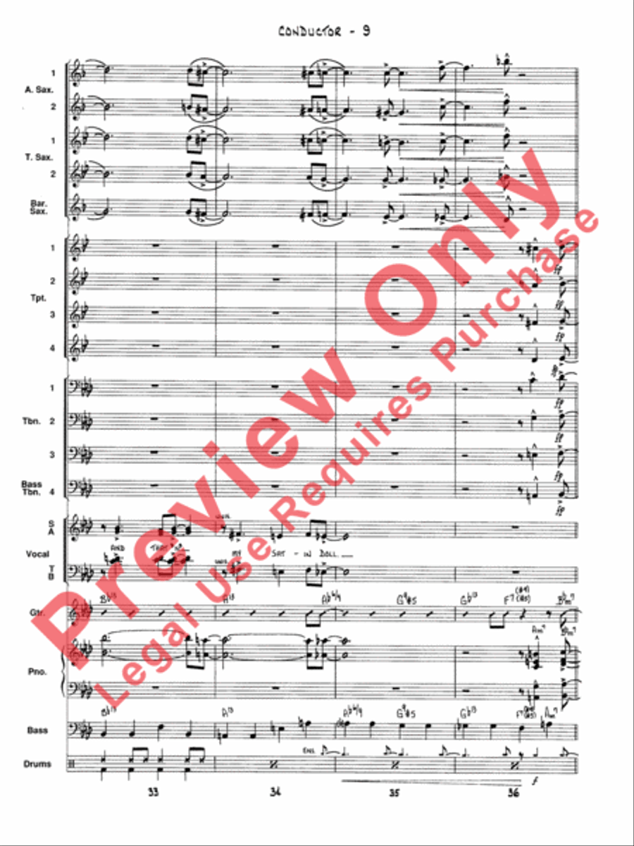 Satin Doll Satin Doll Voice scores gallery preview page 12