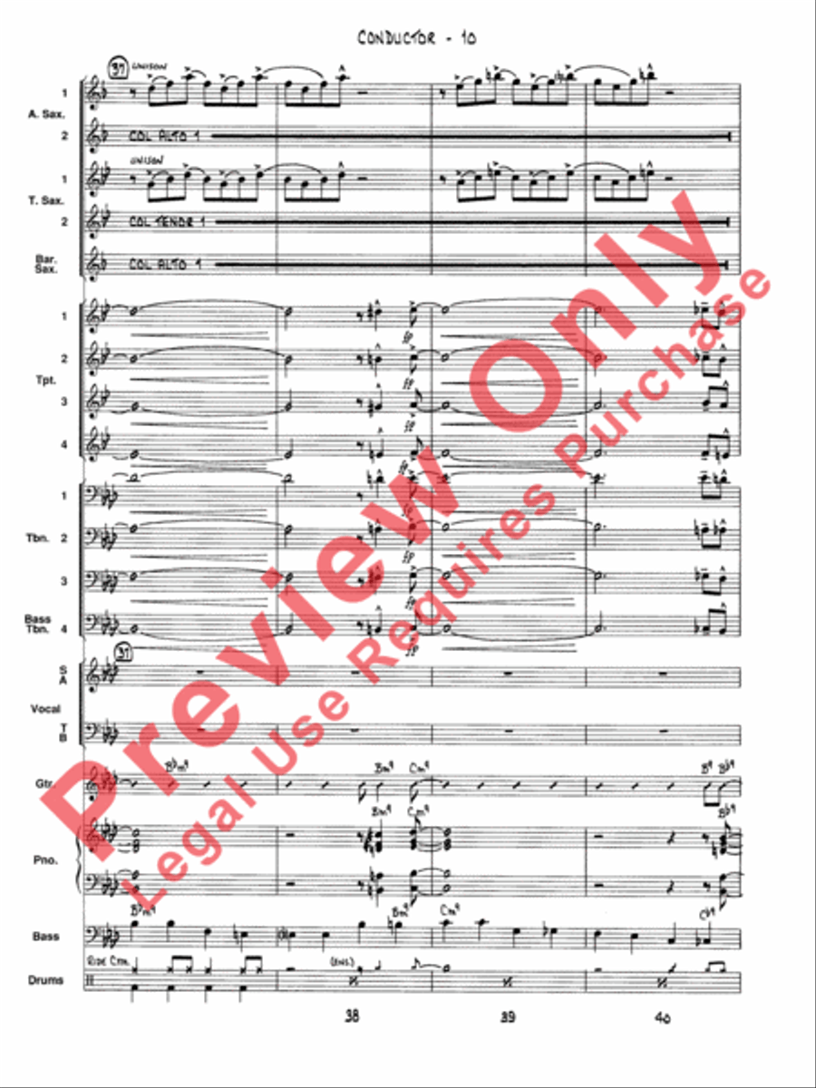 Satin Doll Satin Doll Voice scores gallery preview page 13