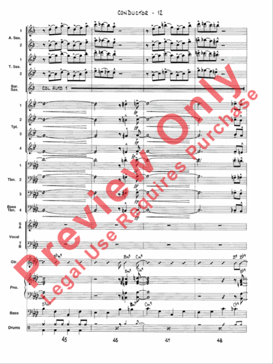 Satin Doll Satin Doll Voice scores gallery preview page 15