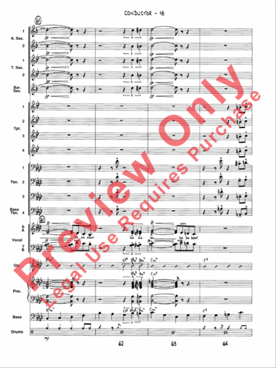 Satin Doll Satin Doll Voice scores gallery preview page 19
