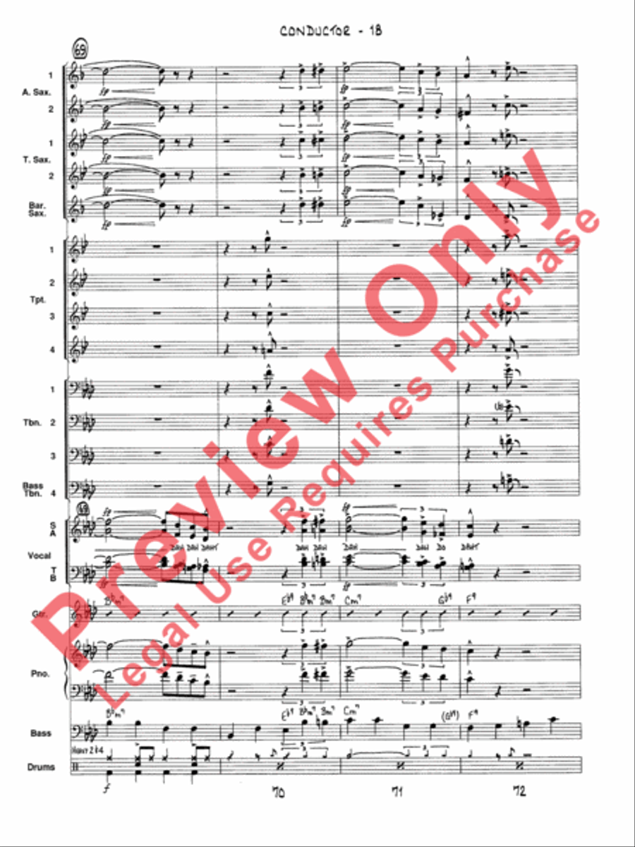 Satin Doll Satin Doll Voice scores gallery preview page 21