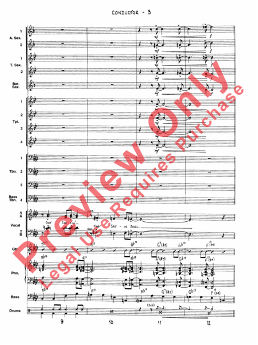 Satin Doll Satin Doll Voice scores gallery preview page 6