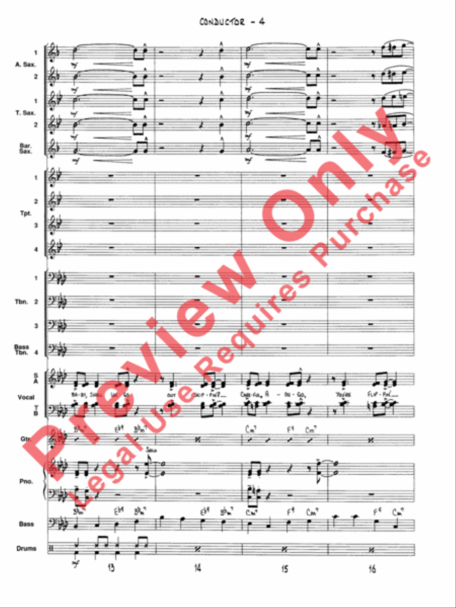 Satin Doll Satin Doll Voice scores gallery preview page 7