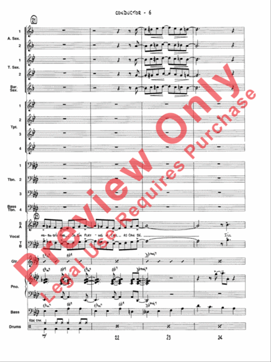 Satin Doll Satin Doll Voice scores gallery preview page 9