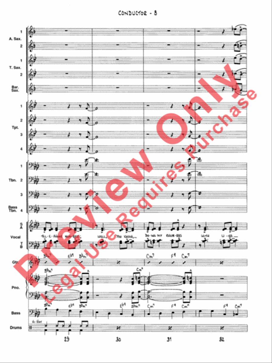 Satin Doll Satin Doll Voice scores gallery preview page 11
