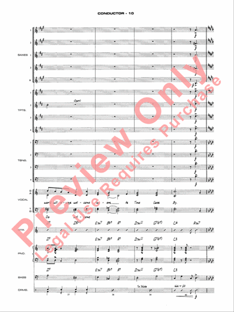 As Time Goes By As Time Goes By Voice scores gallery preview page 12