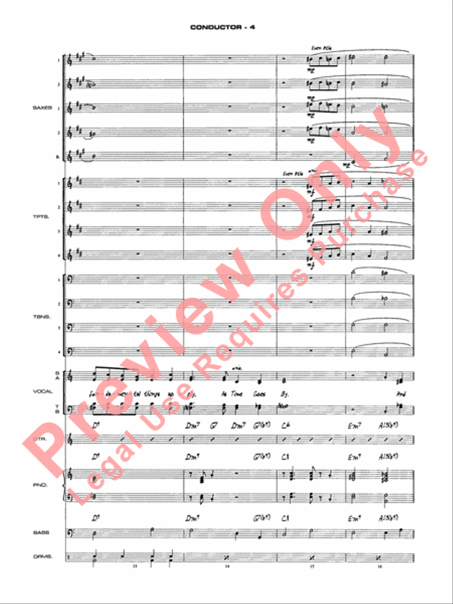 As Time Goes By As Time Goes By Voice scores gallery preview page 6