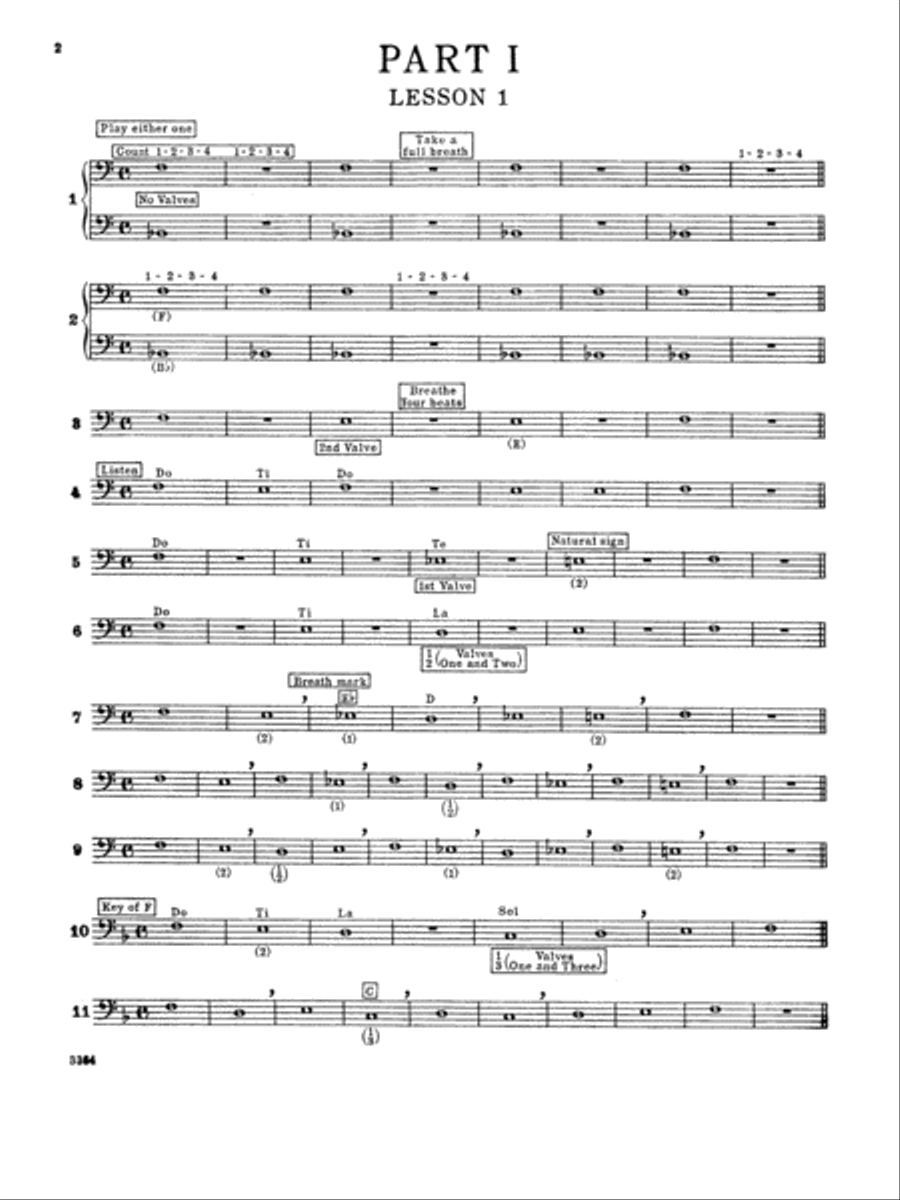 Walter Beeler Method for the Baritone (Euphonium), Book 1 Baritone Horn scores gallery preview page 5