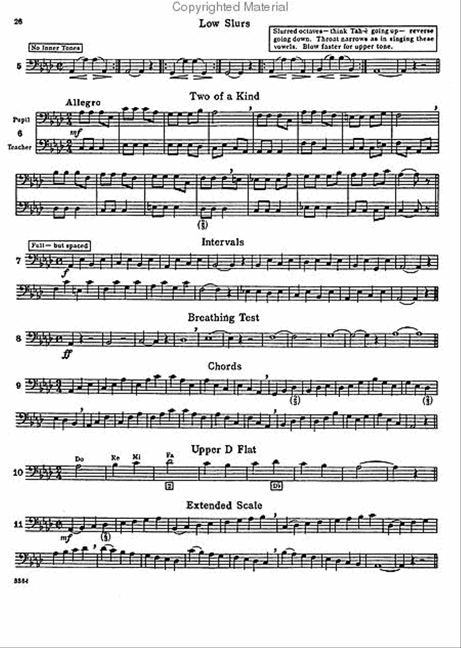 Walter Beeler Method for the Baritone (Euphonium), Book 1 Baritone Horn scores gallery preview page 8