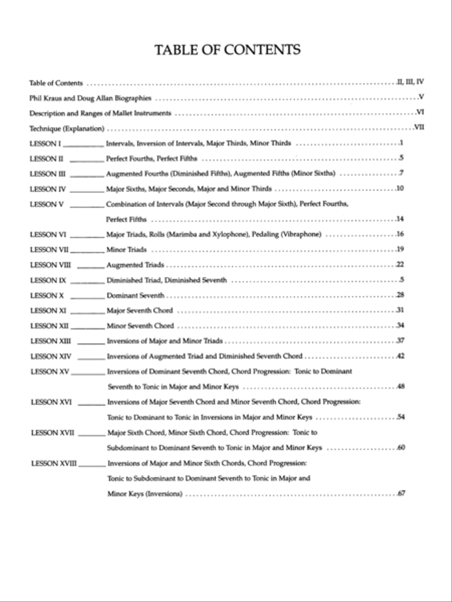 Modern Method for Four Mallets Percussion scores gallery preview page 11