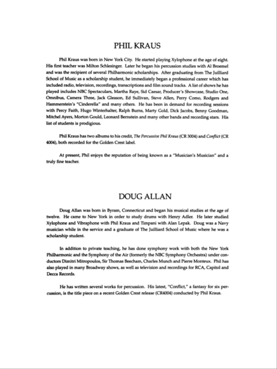 Modern Method for Four Mallets Percussion scores gallery preview page 14