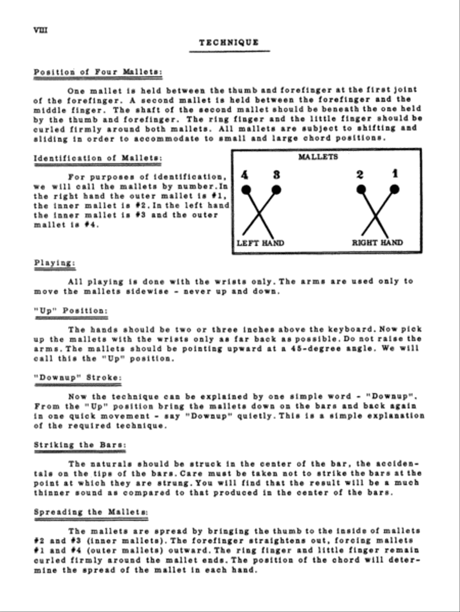 Modern Method for Four Mallets Percussion scores gallery preview page 17
