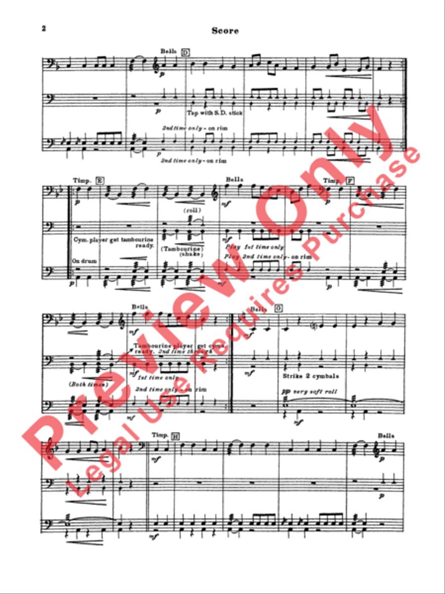 Gavotte for Percussion
