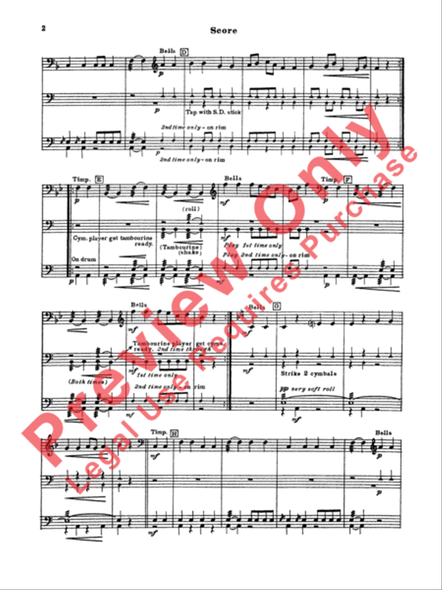 Gavotte for Percussion