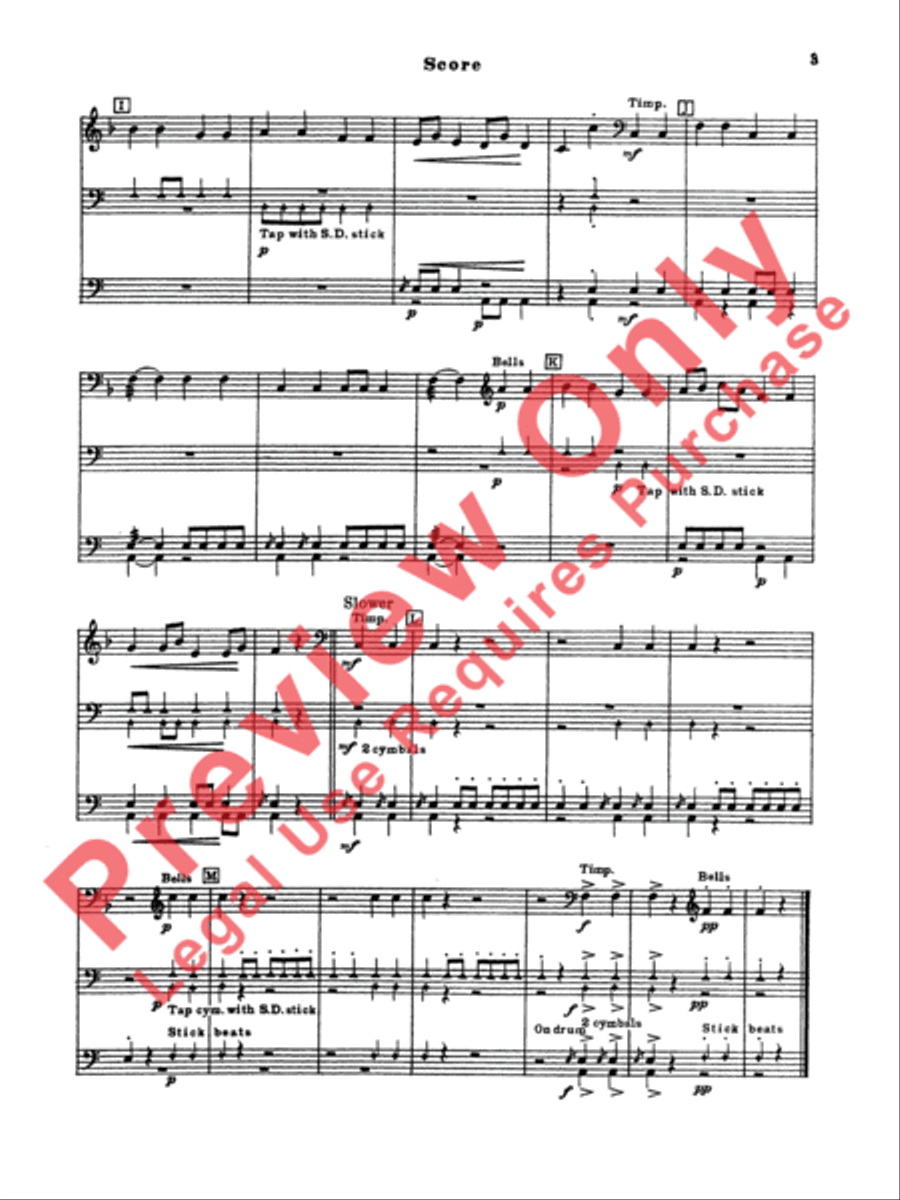 Gavotte for Percussion