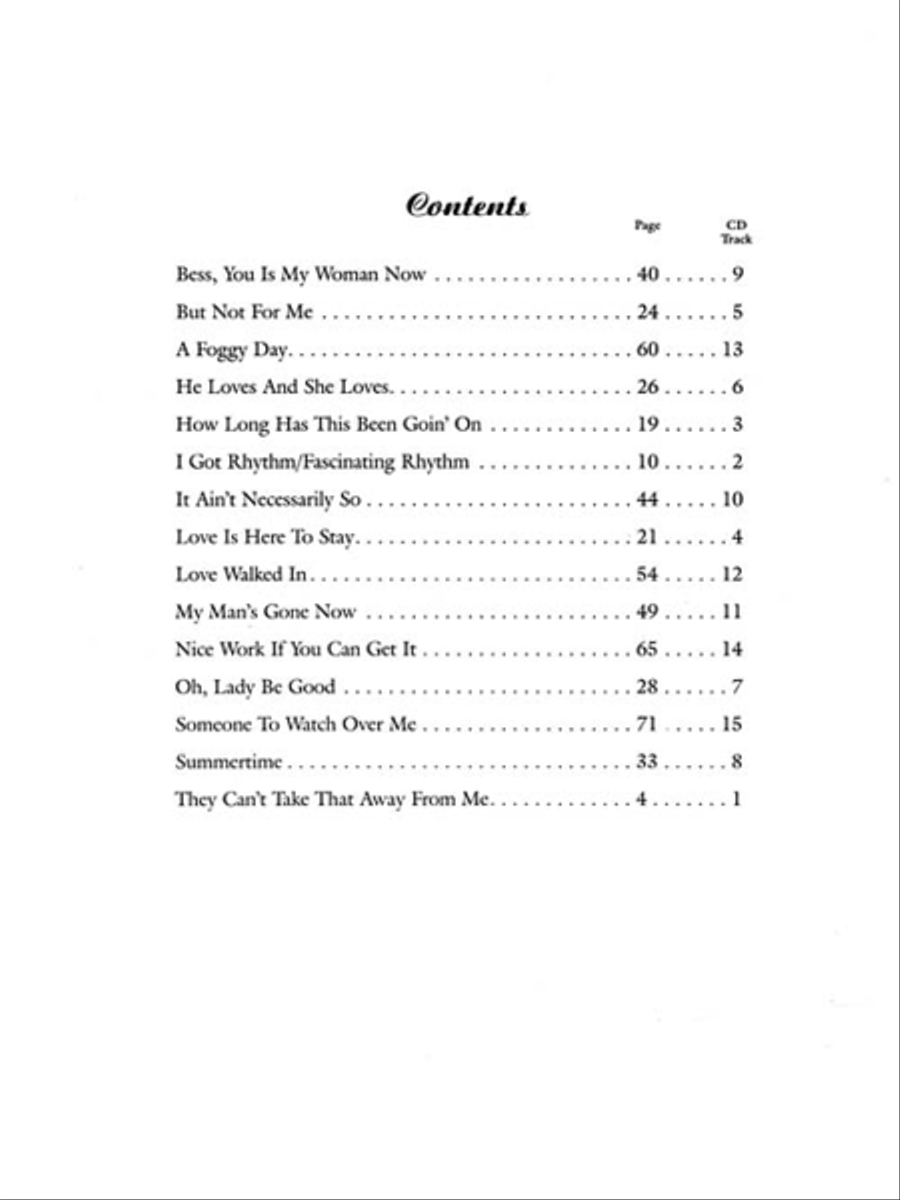 The Gershwin Collection for Solo Guitar Classical Guitar scores gallery preview page 3
