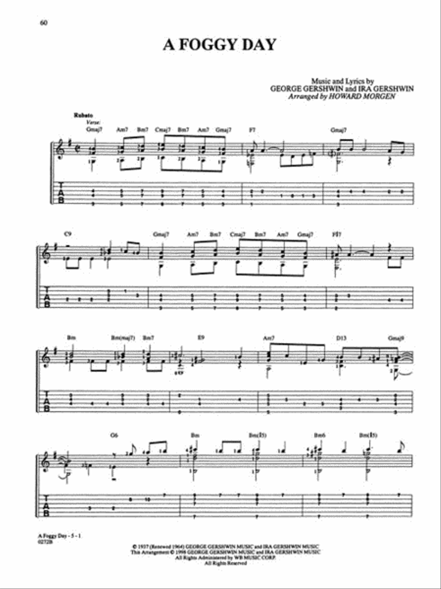 The Gershwin Collection for Solo Guitar Classical Guitar scores gallery preview page 5