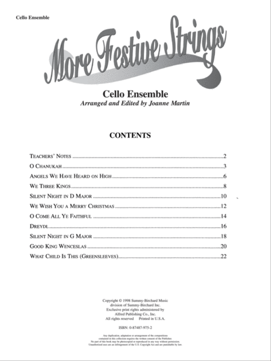 More Festive Strings for Ensemble School and Community scores gallery preview page 6