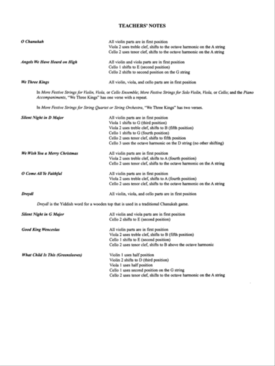 More Festive Strings for Ensemble School and Community scores gallery preview page 7