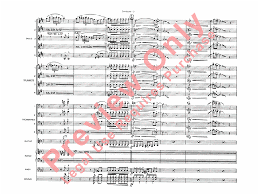 Peter Gunn Peter Gunn Jazz Ensemble scores gallery preview page 6
