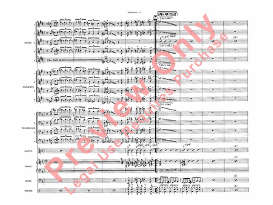 Peter Gunn Peter Gunn Jazz Ensemble scores gallery preview page 7