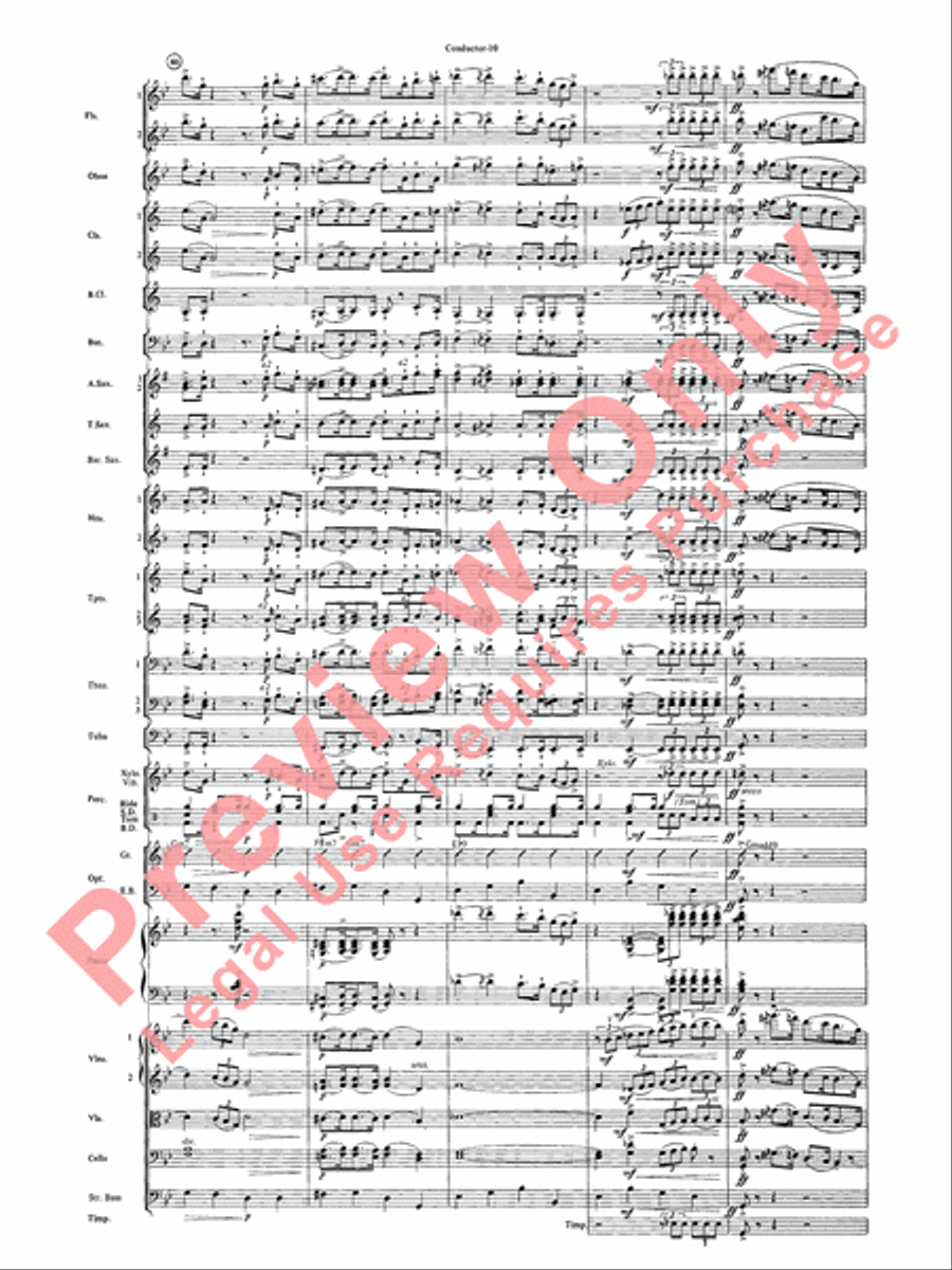 The Pink Panther The Pink Panther Full Orchestra scores gallery preview page 12