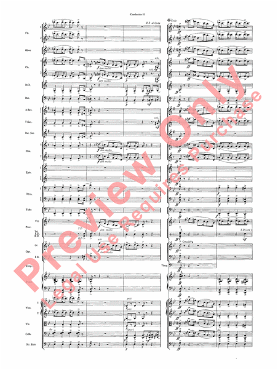 The Pink Panther The Pink Panther Full Orchestra scores gallery preview page 13