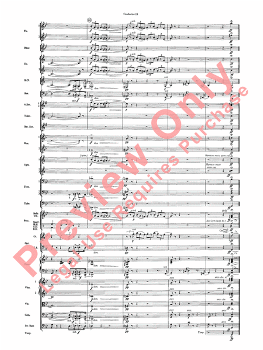 The Pink Panther The Pink Panther Full Orchestra scores gallery preview page 15