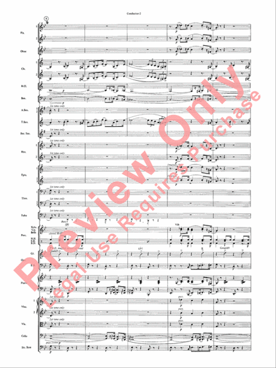 The Pink Panther The Pink Panther Full Orchestra scores gallery preview page 4