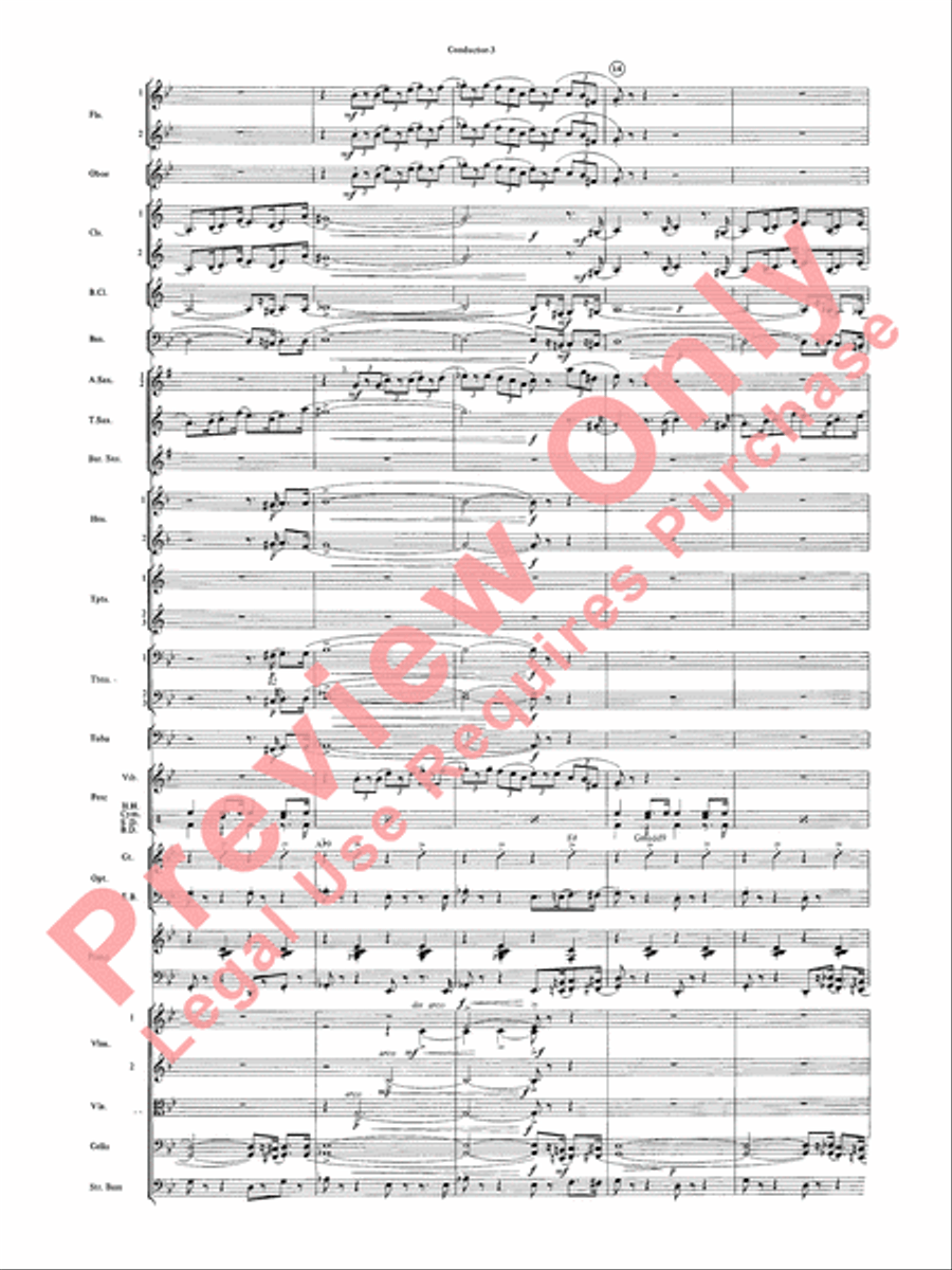The Pink Panther The Pink Panther Full Orchestra scores gallery preview page 5