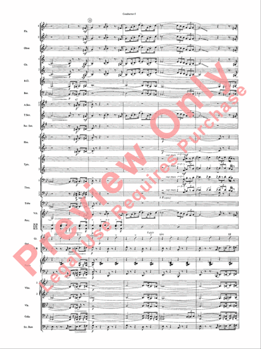 The Pink Panther The Pink Panther Full Orchestra scores gallery preview page 7
