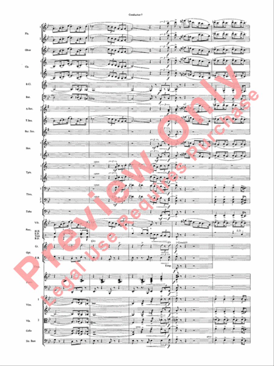 The Pink Panther The Pink Panther Full Orchestra scores gallery preview page 9