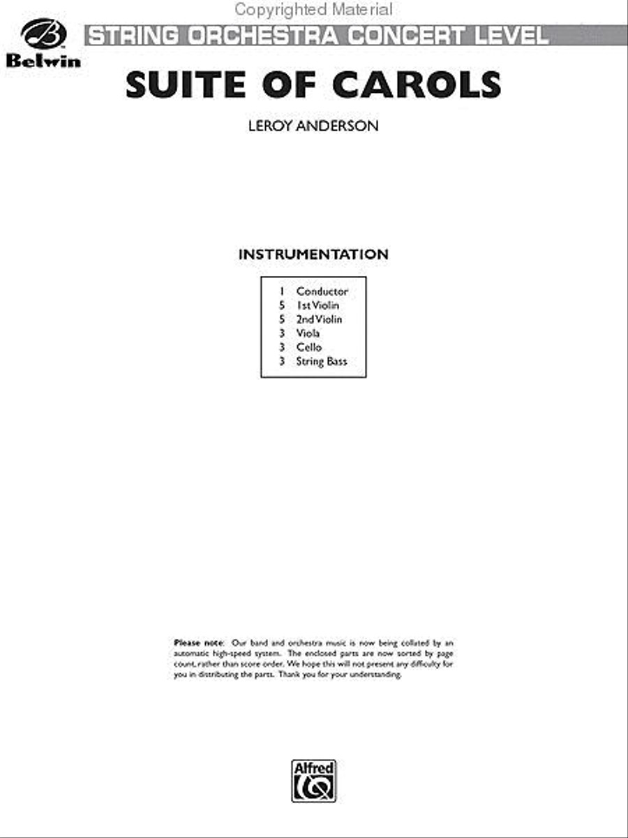 Suite of Carols Suite of Carols String Orchestra scores gallery preview page 26