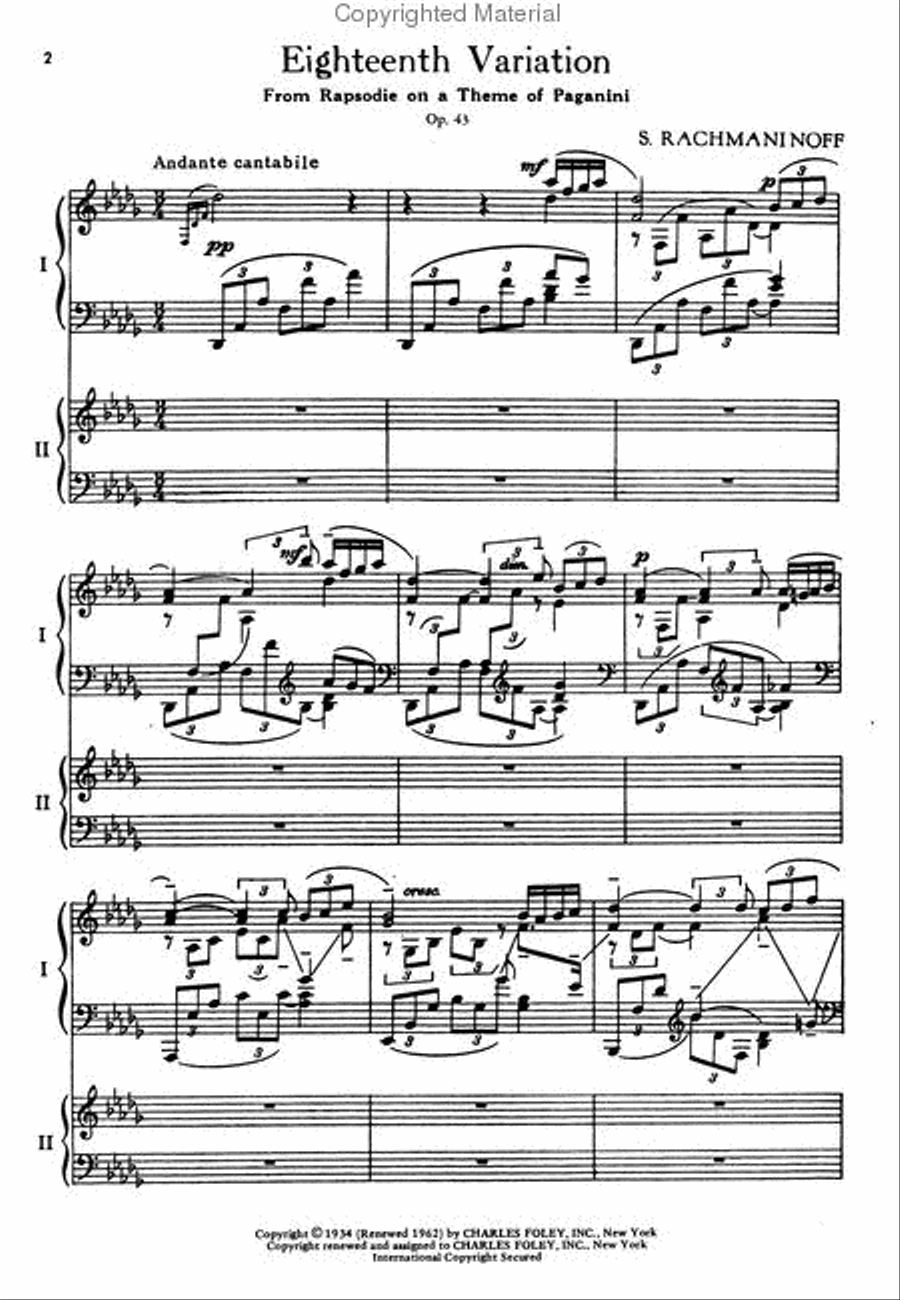 Eighteenth Variation Eighteenth Variation Small Ensemble scores gallery preview page 2