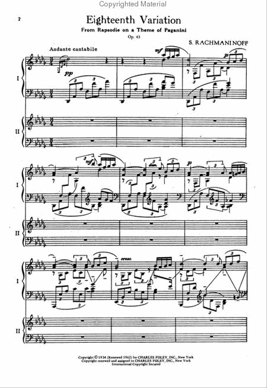 Eighteenth Variation Eighteenth Variation Small Ensemble scores gallery preview page 3